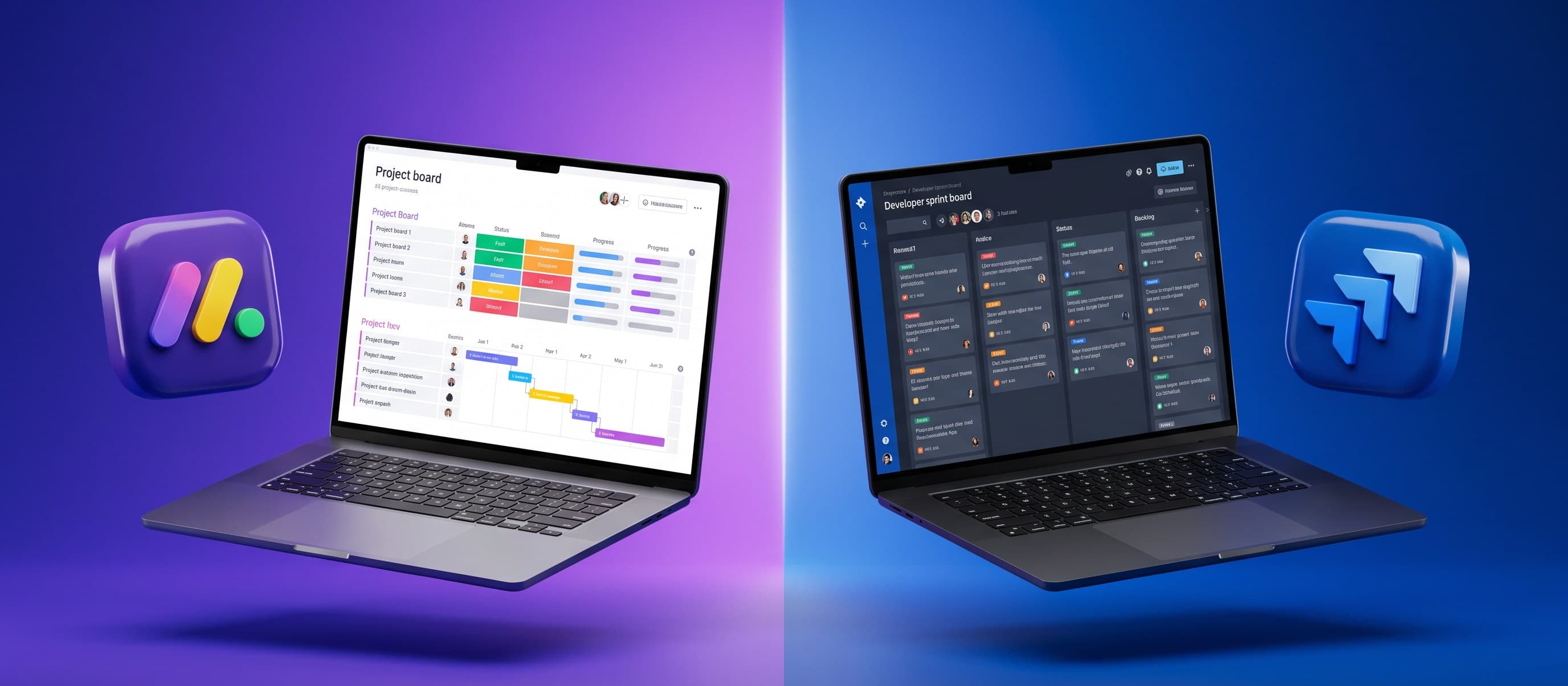 monday מול Jira