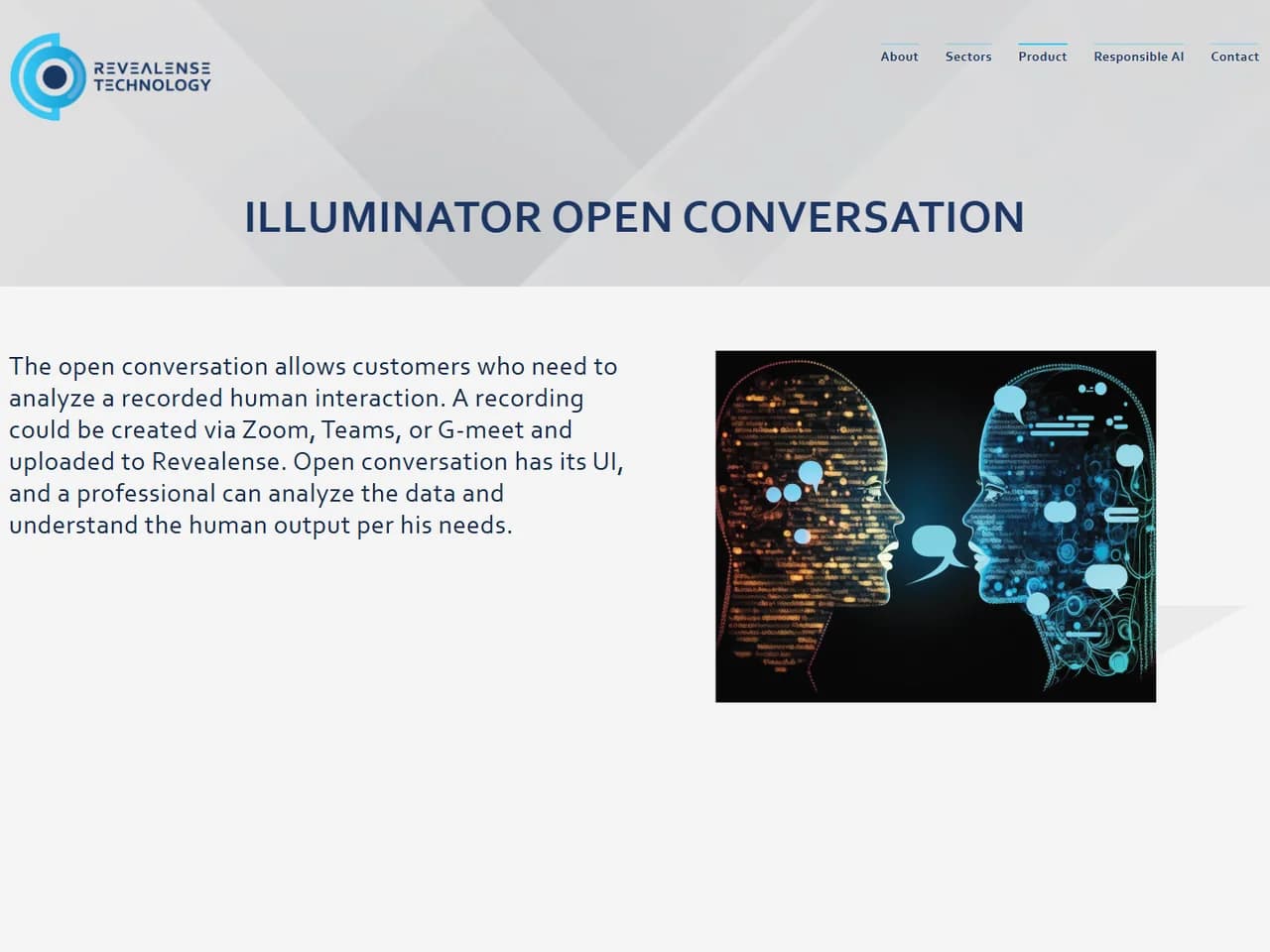 Revealense: Illuminator Open Conversation